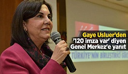 Usluer'den '120 imza var' diyen Genel Merkez'e yanıt