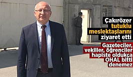 Utku Çakırözer tutuklu meslektaşlarını ziyaret etti