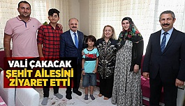 VALİ ÇAKACAK’TAN ANLAMLI ZİYARET