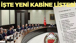 YENİ SİSTEMİN İLK KABİNESİ