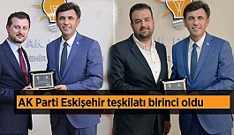 AK Parti Eskişehir teşkilatı birinci oldu