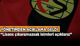 Eskişehirspor Yönetiminden flaş açıklama