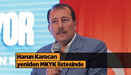 Harun Karacan yeniden MKYK’da