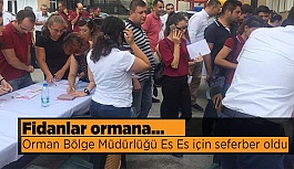 Orman Bölge Müdürlüğü Es Es için seferber oldu