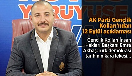 AK Parti İl Gençlik Kolları: Türk demokrasi tarihinin kara lekesi…