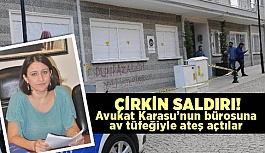 Avukatlık bürosu binasına av tüfekli saldırı