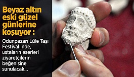 Bu yıl ilki düzenlenen Ulusal Odunpazarı Lüle Taşı Festivali'nde, ustaların eserleri ziyaretçilerin beğenisine sunulacak.  