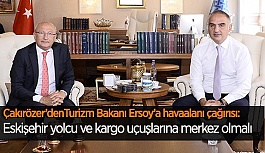 Çakırözer, “Uçak seferleri başlatılmalı, Eskişehir yolcu ve kargo uçuşlarına merkez olmalı”