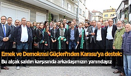 Eskişehir Emek ve Demokrasi Güçleri'nden Karasu’ya destek: “Bu alçak saldırı karşısında arkadaşımızın yanındayız”