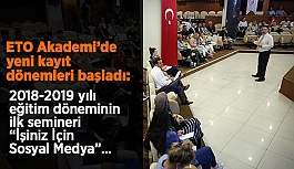 ETO Akademi’de yeni kayıt dönemleri başladı