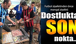 Futbol ziyafetinden önce  mangal ziyafeti