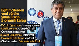 Türk Eğitim-Sen, eğitimdeki sorunları sıraladı