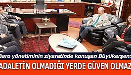 BÜYÜKERŞEN“ADALETİN OLMADIĞI YERDE GÜVEN OLMAZ”