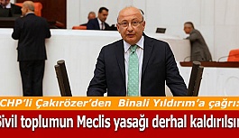 Çakırözer: Sivil topluma ‘kara liste’ büyük utanç