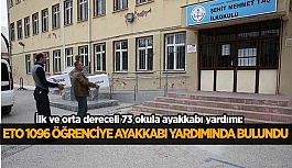 ETO’DAN 1096 ÖĞRENCİYE AYAKKABI YARDIMI