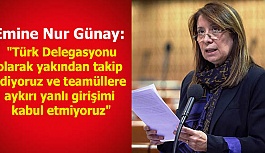 Günay'ın raportörlükten çekildİ