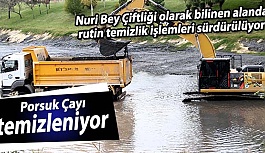 Porsuk Çayı temizleniyor