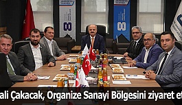 Vali Çakacak, Eskişehir Organize Sanayi Bölge Müdürlüğü’nü ziyaret etti