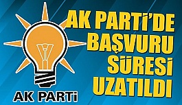 AK Parti aday adaylığı başvuru süresi uzatıldı