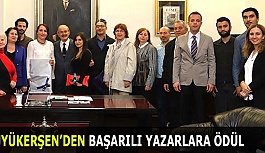 BAŞKAN BÜYÜKERŞEN’DEN BAŞARILI YAZARLARA ÖDÜL