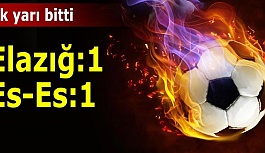 Elazığspor:1 Eskişehirspor:1