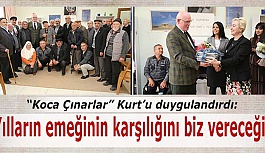 Koca Çınarlar’dan Kazım Kurt’a duygulandıran sürpriz