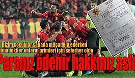 O bağışlar Eskişehirspor'a teslim edildi