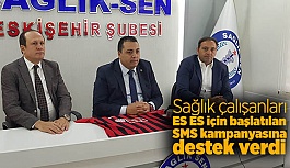 Sağlık çalışanlarından  ES ES’e destek