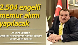 2.504 engelli memur alımı yapılacak