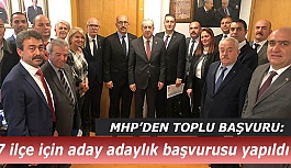 7 ilçe için aday adaylık başvurusu yapıldı