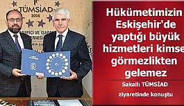 AK Parti Büyükşehir Belediye Başkan adayı Sakallı'dan TÜMSİAD'a ziyaret