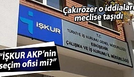 CHP’li Çakırözer, “İŞKUR AKP’nin seçim ofisi mi?”