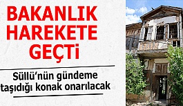 BAKANLIKTAN HACI HALİT AĞA KONAĞI MÜJDESİ