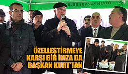 BAŞKAN KURT’TAN, HARB- İŞ’E DESTEK