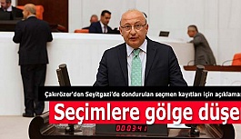 Çakırözer'den:  Seçimlere gölge düşer