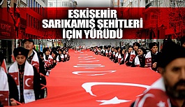 ESKİŞEHİR ŞEHİTLERİ İÇİN YÜRÜDÜ