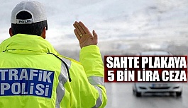 SAHTE PLAKALI MİDİBÜSLE İŞÇİ TAŞIYAN SÜRÜCÜYE 5 BİN LİRA CEZA