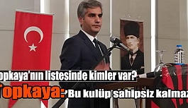 Topkaya: Bu kulüp sahipsiz kalmaz