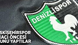 DENİZLİSPOR'DA ES ES MAÇI ÖNCESİ JEST