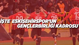 ESKİŞEHİRSPOR'UN İLK 11'İ BELLİ OLDU