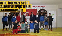 GENÇLERE SPOR SALONU SÖZÜ