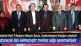 Hüseyin Özcan: Tutunacak dalı kalmamıştır merkez sağa oynamaktadır