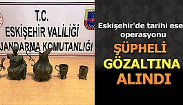 Eskişehir'de tarihi eser operasyonu