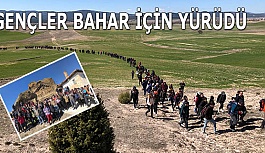 GENÇLER BAHAR YÜRÜYÜŞÜNDE BİR ARAYA GELDİ