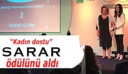 “Kadın dostu” Sarar ödülünü aldı