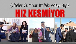 Kadir Bıyık kapı kapı geziyor