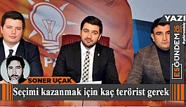 Seçimi kazanmak için kaç terörist gerek