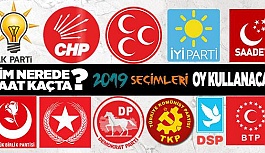 SİYASİLER NEREDE OY KULLANACAK?