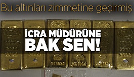 ZİMMETİNE ALTIN GEÇİREN O MÜDÜR YAKALANDI