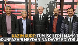 1 MAYIS TERTİP KOMİTESİ'NDEN KAZIM KURT'A TEŞEKKÜR